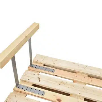 Lehne für Euro-Paletten-Sofa-Couch -  massiv Holzoptik -2