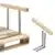 Lehne für Euro-Paletten-Sofa-Couch -  massiv Holzoptik -3