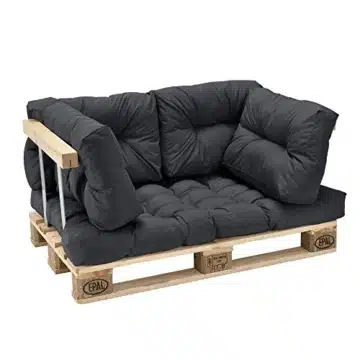 Lehne für Euro-Paletten-Sofa-Couch -  massiv Holzoptik -4