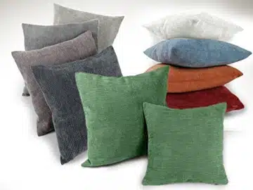 Kissenhülle 9 Farben in 4 verschiedenen Größen - passend für Schaumstoffauflagen (120 x 80 cm) und Standardkissenfüllungen, natur, 70 x 70 cm-7