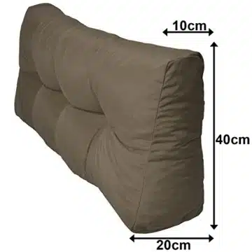 Paletten Kissen für Europaletten 120x40x10-20 cm wählbar mit Palettenauflage in Anthrazit-3