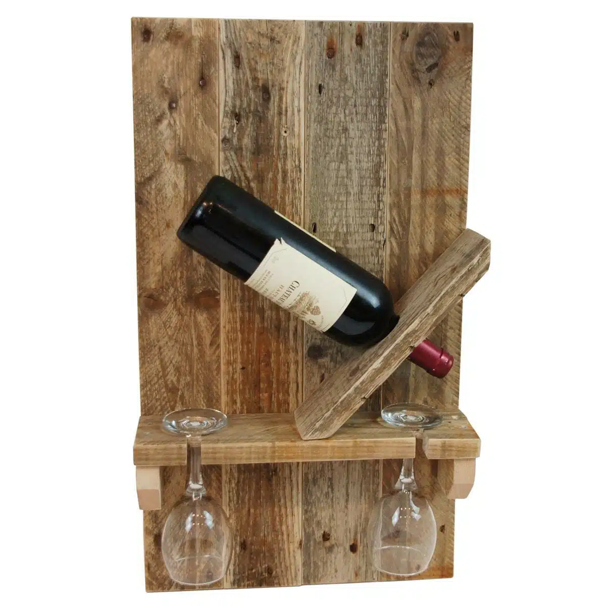 Weinregal aus Paletten-Regal Europaletten