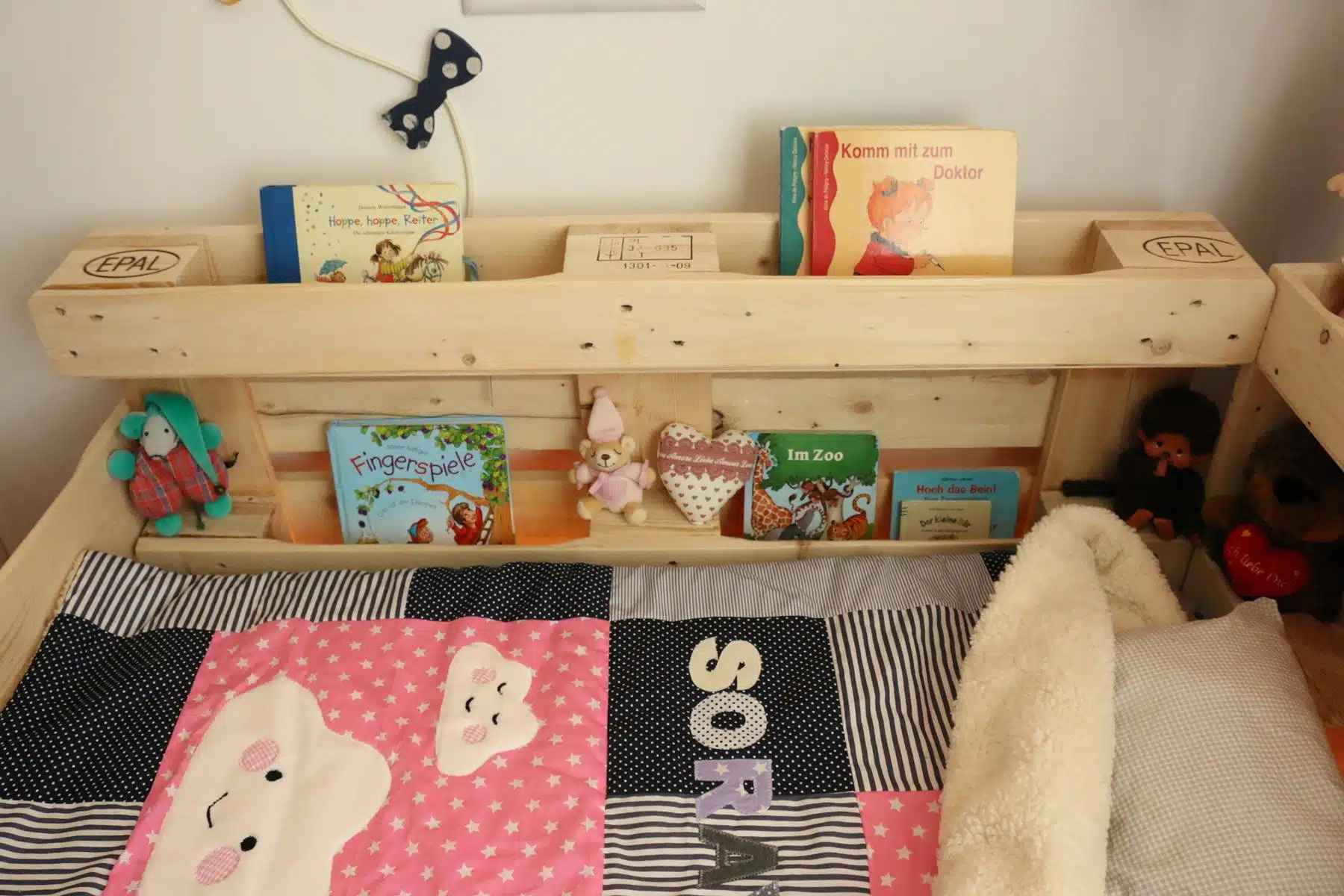 Bett für Kinder - Palettenmöbel Ideen