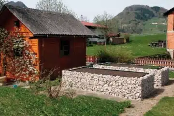 Hochbeet aus Gabionen Bausatz-4