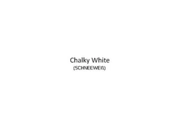 Kreidefarbe Shabby Chic Farbe – Chalky White – 1Kg - 