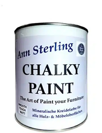 Kreidefarbe Shabby Chic Farbe - Chalky White - 1Kg  -2