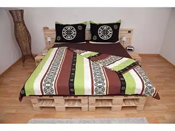 Palettenbett - Doppelbett aus hochwertigen Möbelpaletten  - wählbar mit neuen oder gebrauchten Paletten-4