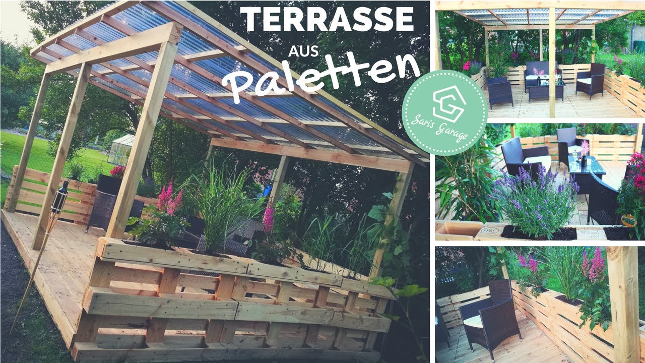 ᐅᐅ Terrasse Aus Paletten Selber Bauen Diy Anleitung