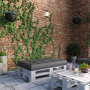 Palettenkissen Sitzkissen 120x80x15 cm - Indoor & Outdoor - Anthrazit-8