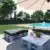 Palettenkissen Sitzkissen 120x80x15 cm - Indoor & Outdoor - Anthrazit-10