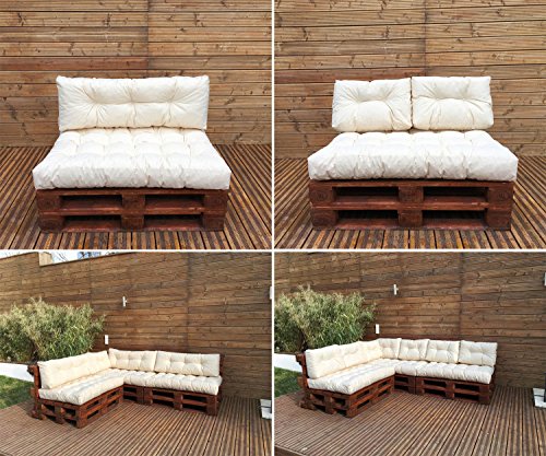Palettenkissen - Palettenauflage - Sitzkissen - Rückenkissen - Outdoor Sets-4