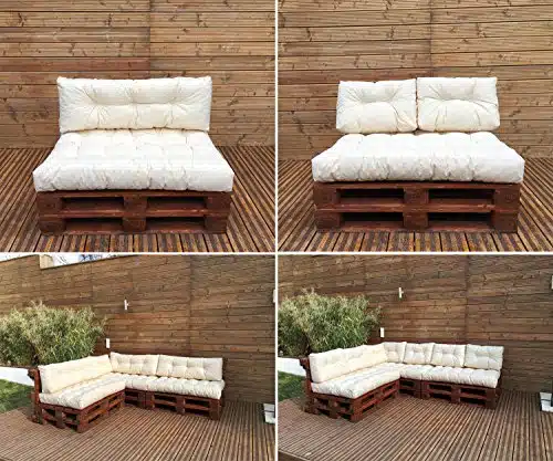 Palettenkissen - Palettenauflage - Sitzkissen - Rückenkissen - Outdoor Sets-4