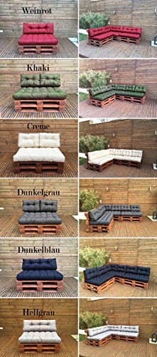 Palettenkissen - Palettenauflage - Sitzkissen - Rückenkissen - Outdoor Sets-8