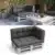 Palettenkissen - Palettenpolster - Set - 3-teilig -grau-4
