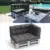 Palettenkissen - Palettenpolster - Set - 3-teilig -grau-6