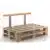 Set Holzlehne Lehne für Palettenmöbel 110cm & 70cm - Rückenlehne Palettenlehne Seitenlehne -4