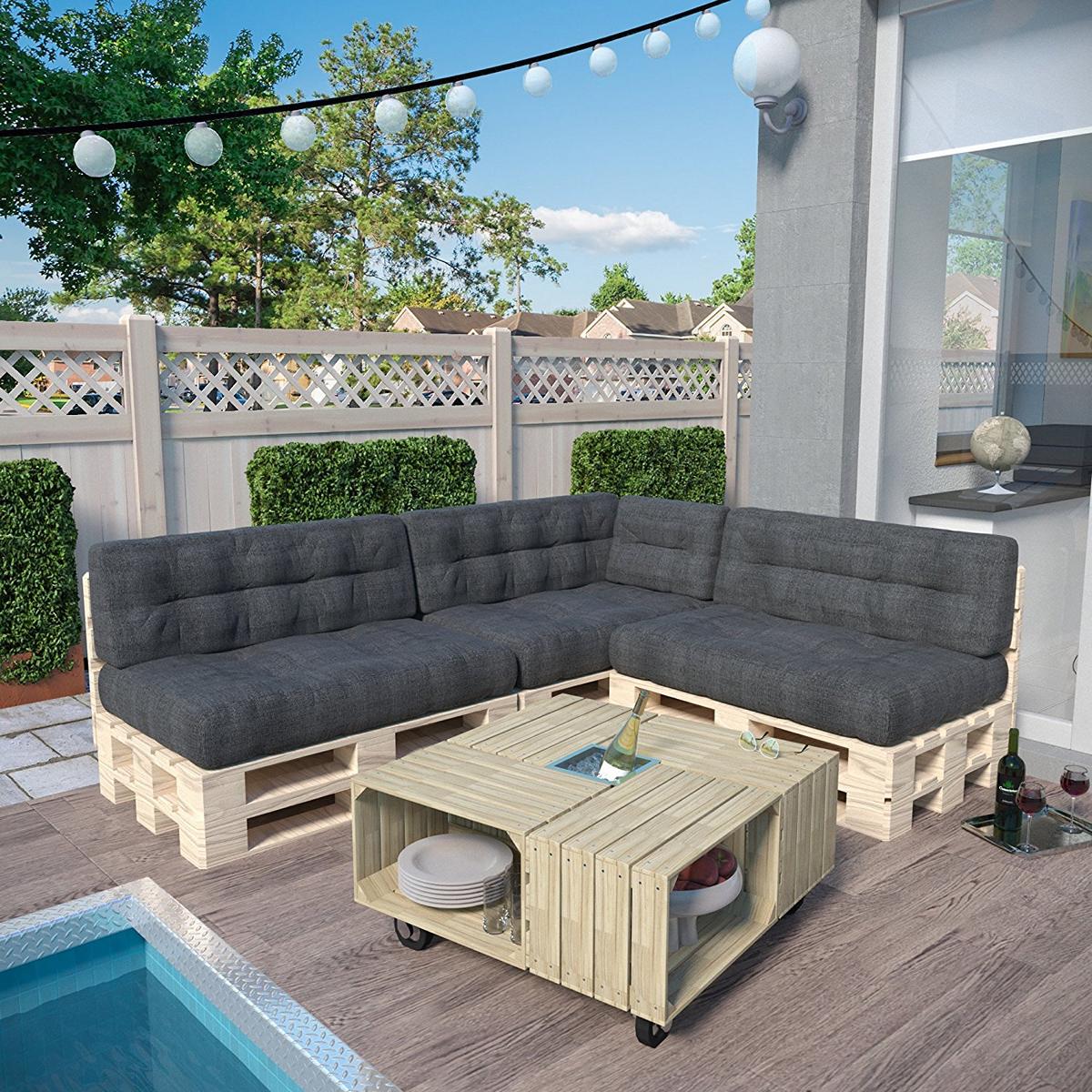 Palettenkissen Set Lounge