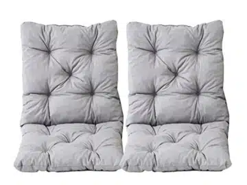 2er Set Sitzkissen und Rückenkissen 50 x 98 x 8 cm – Outdoor & Indoor - 