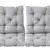2er Set Sitzkissen und Rückenkissen 50 x 98 x 8 cm – Outdoor & Indoor - 