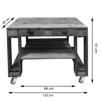 Basic Grilltisch aus Paletten Palettenmoebel Europaletten