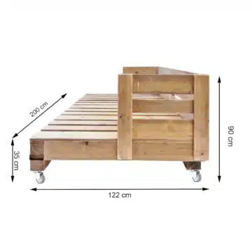 Couch aus Europaletten Palettensofa