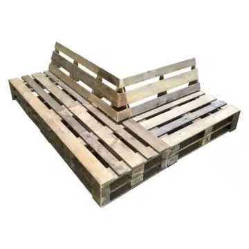 Ecklounge Palettenmoebel aus Europaletten Sofa