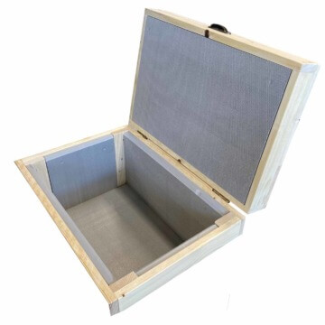 Grilltisch aus Europaletten Palettenmoebel Kuehlbox