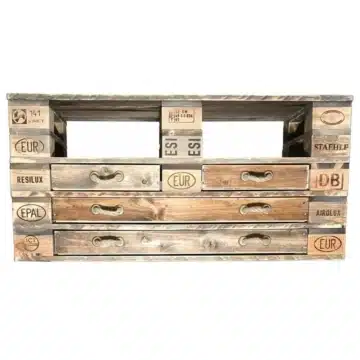 Highboard Kommode aus Europaletten Palettenmoebel
