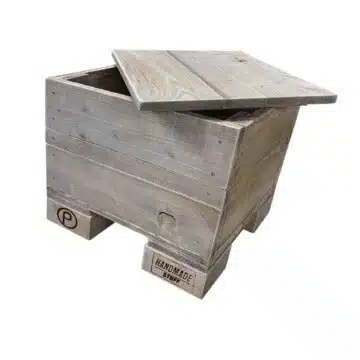 Hocker aus Europaletten Cube Palettenmoebel