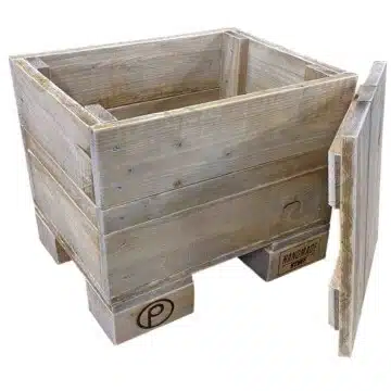 Hocker aus Europaletten Cube Palettenmoebel