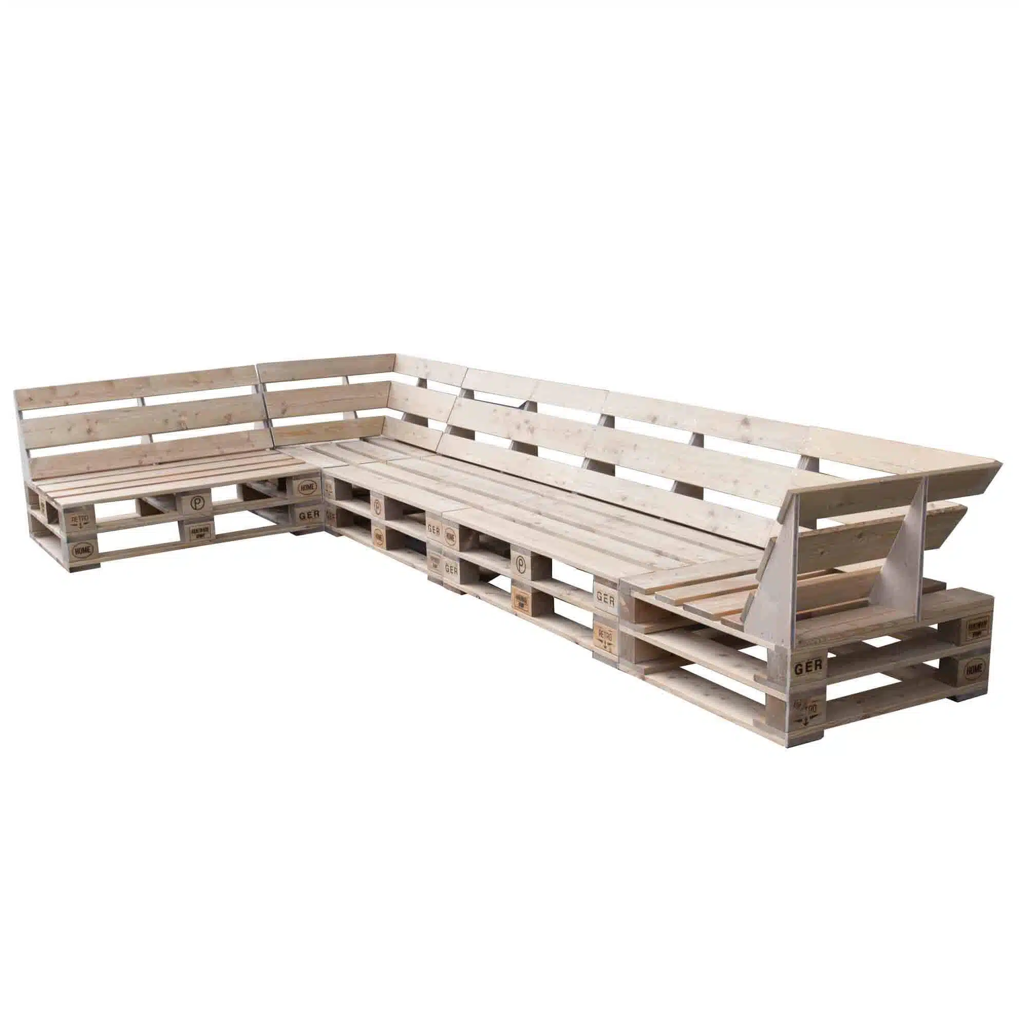 Sofa aus Europaletten Couch Palettenmoebel
