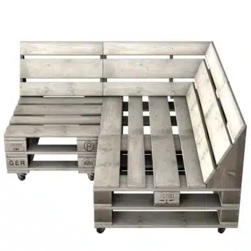 Sofa aus Europaletten Lounge Palettenmoebel