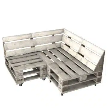 Sofa aus Europaletten Lounge Palettenmoebel