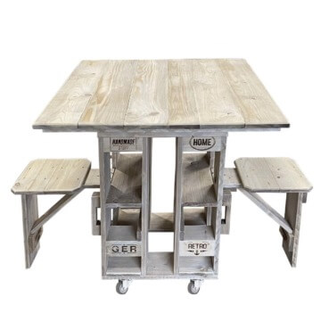 Tisch Und Bank Aus Paletten