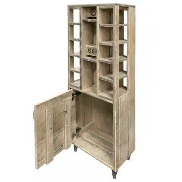 Weinschrank aus Europaletten Palettenmoebel