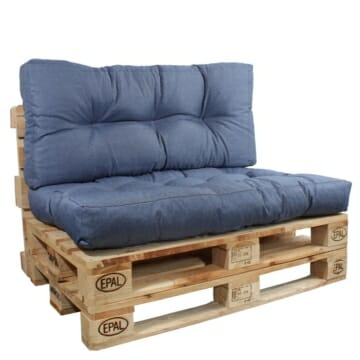 palettenkissen set farbe blau