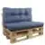 palettenkissen set farbe blau