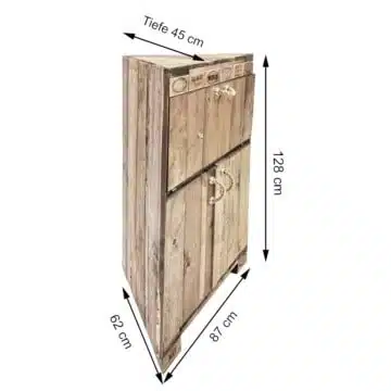 Bar-Eckschrank-Palettenlook