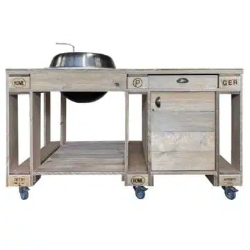 Grill-Wagen-Palettenmöbel
