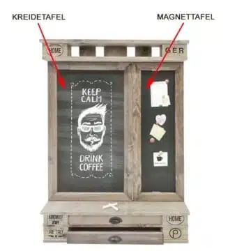 Memoboard-Palettenlook