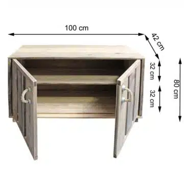 Paletten-Sideboard