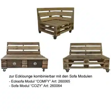 Paletten-Sofa