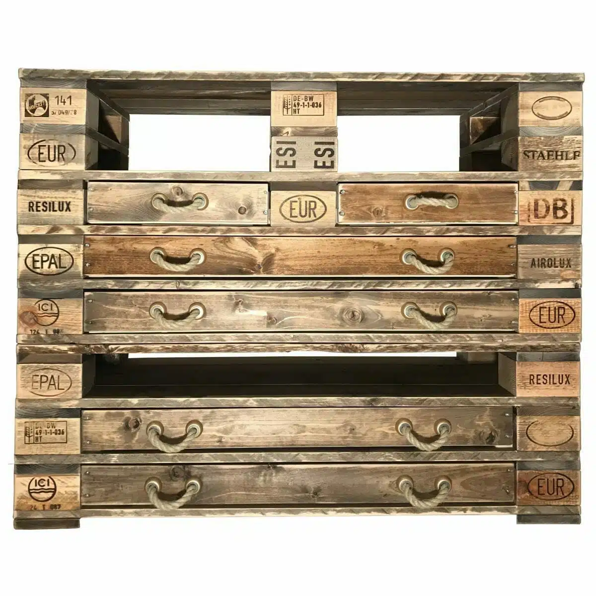 große kommode highboard aus europaletten