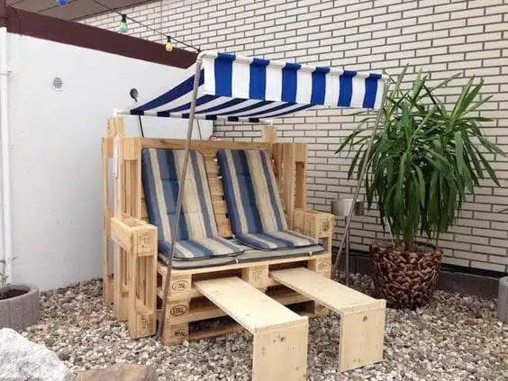 strandkorb aus paletten selber bauen palettenmoebel