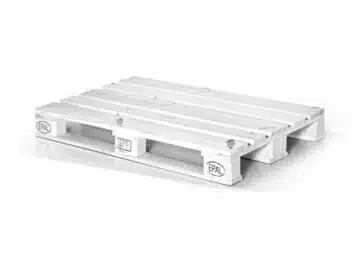 Weiße Europalette 120×80 – Ideal zum Möbelbau - 