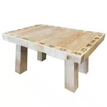 Garten Esstisch Palettenlook