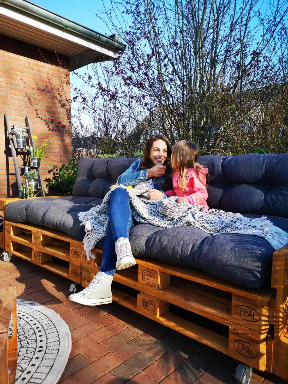 paletten lounge bauen chill loung