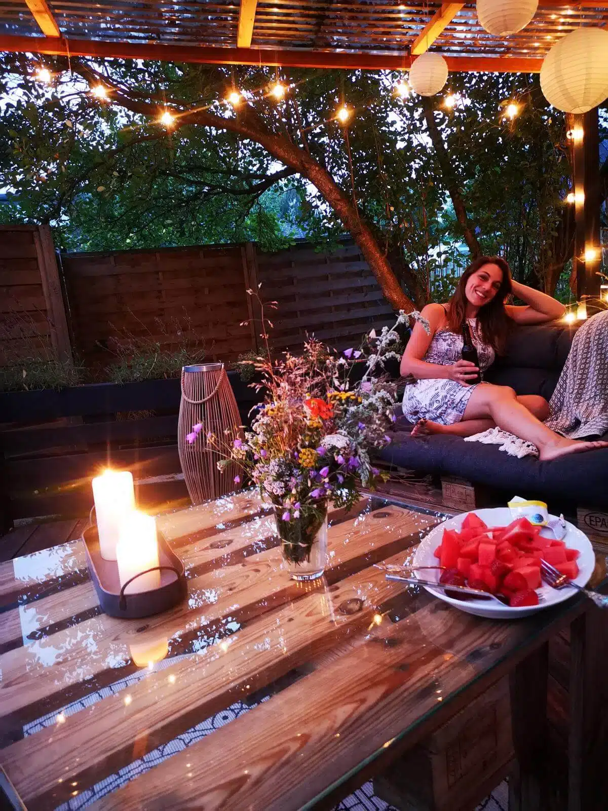 paletten terrasse bauen europaletten diy