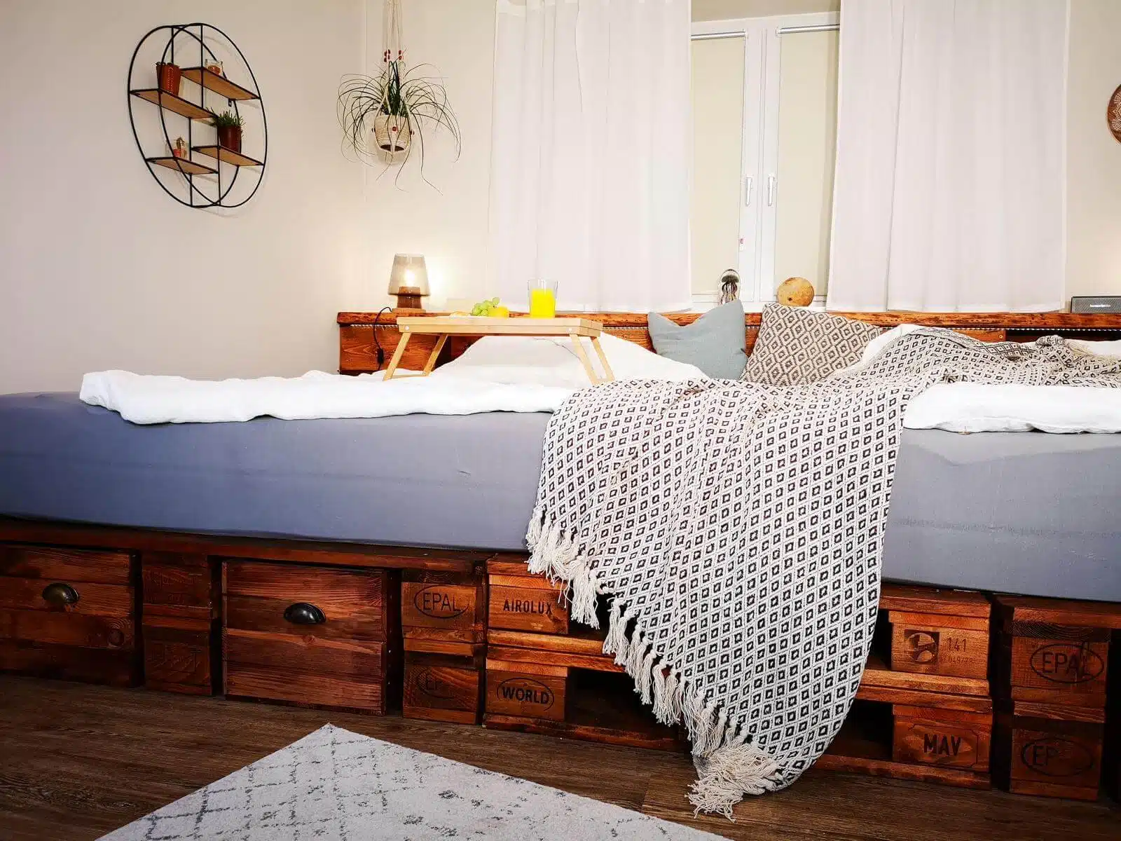 palettenbett europaletten bett