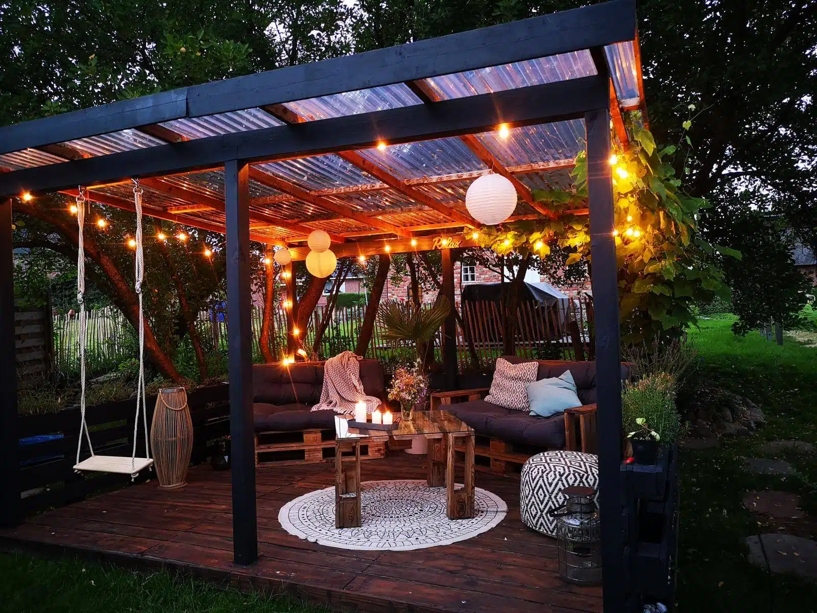 palettensofa garten balkon terrasse sofa
